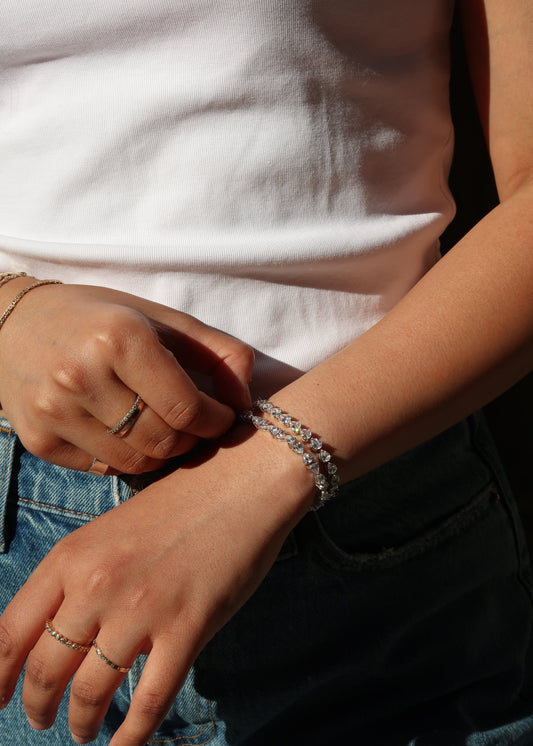 Dewdrop Pear Cut Tennis Bracelet