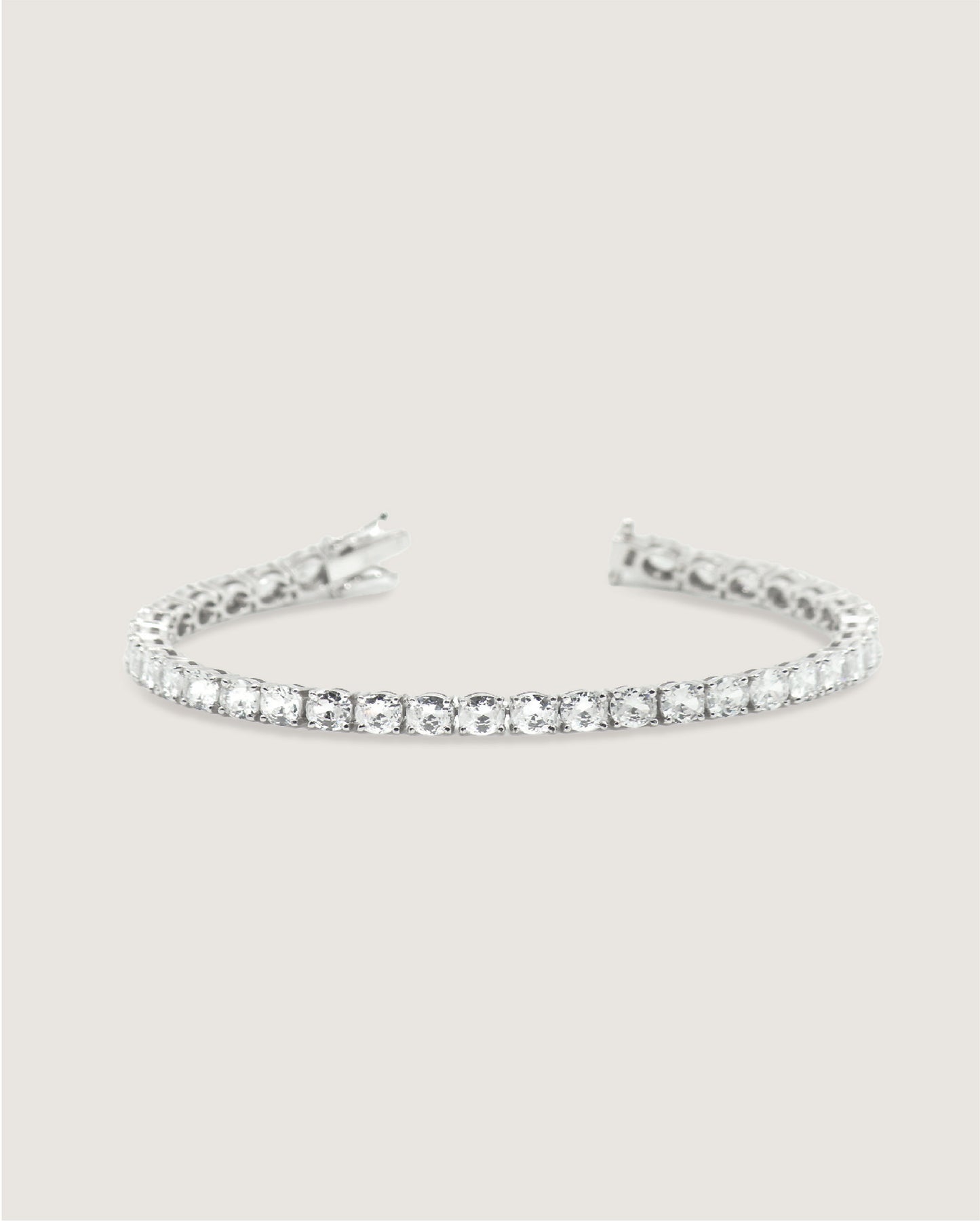 Seraphina Oval Cut Tennis Bracelet