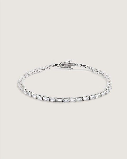 Aura Horizontal Baguette Tennis Bracelet