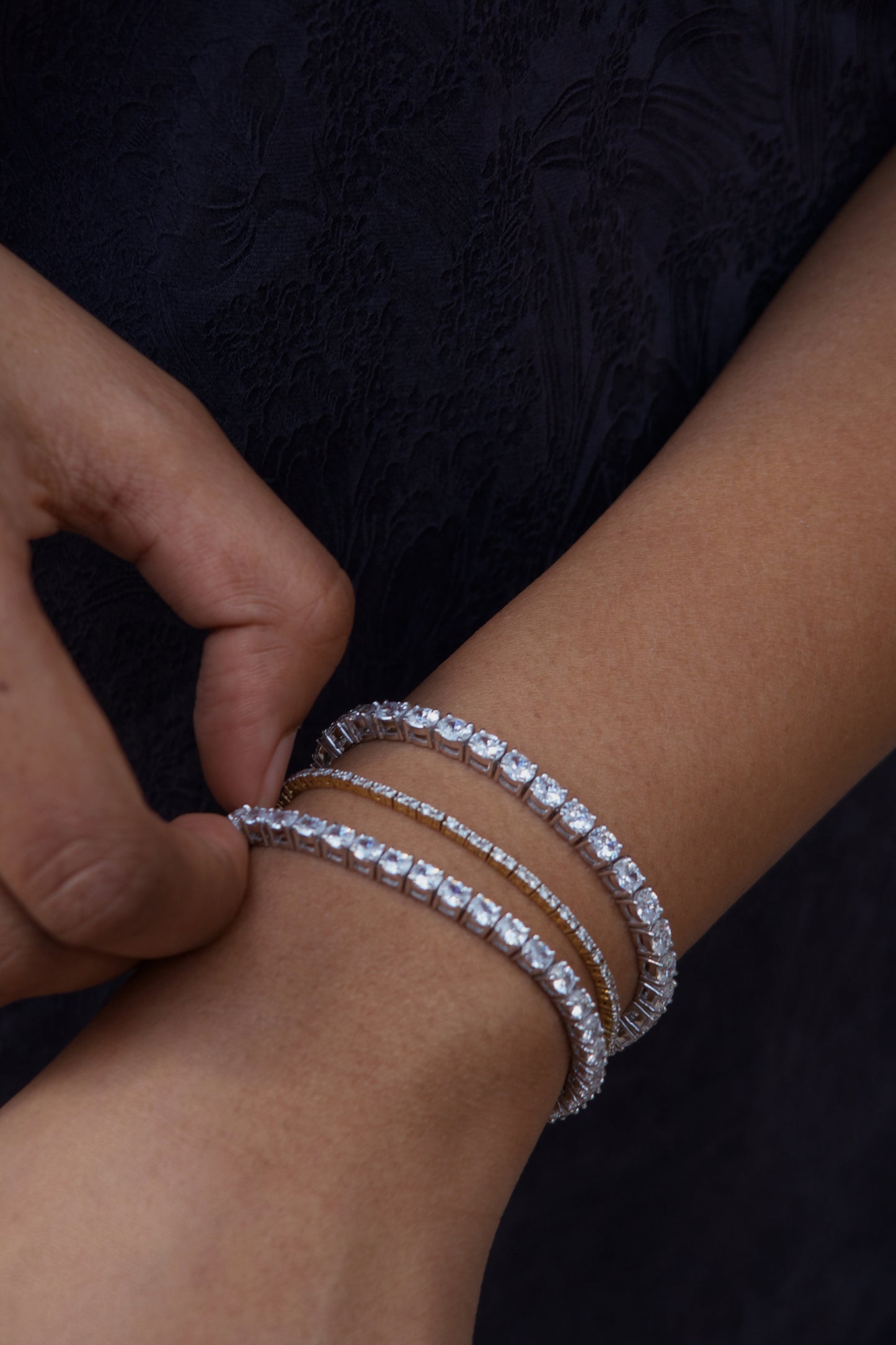 Seraphina Oval Cut Tennis Bracelet